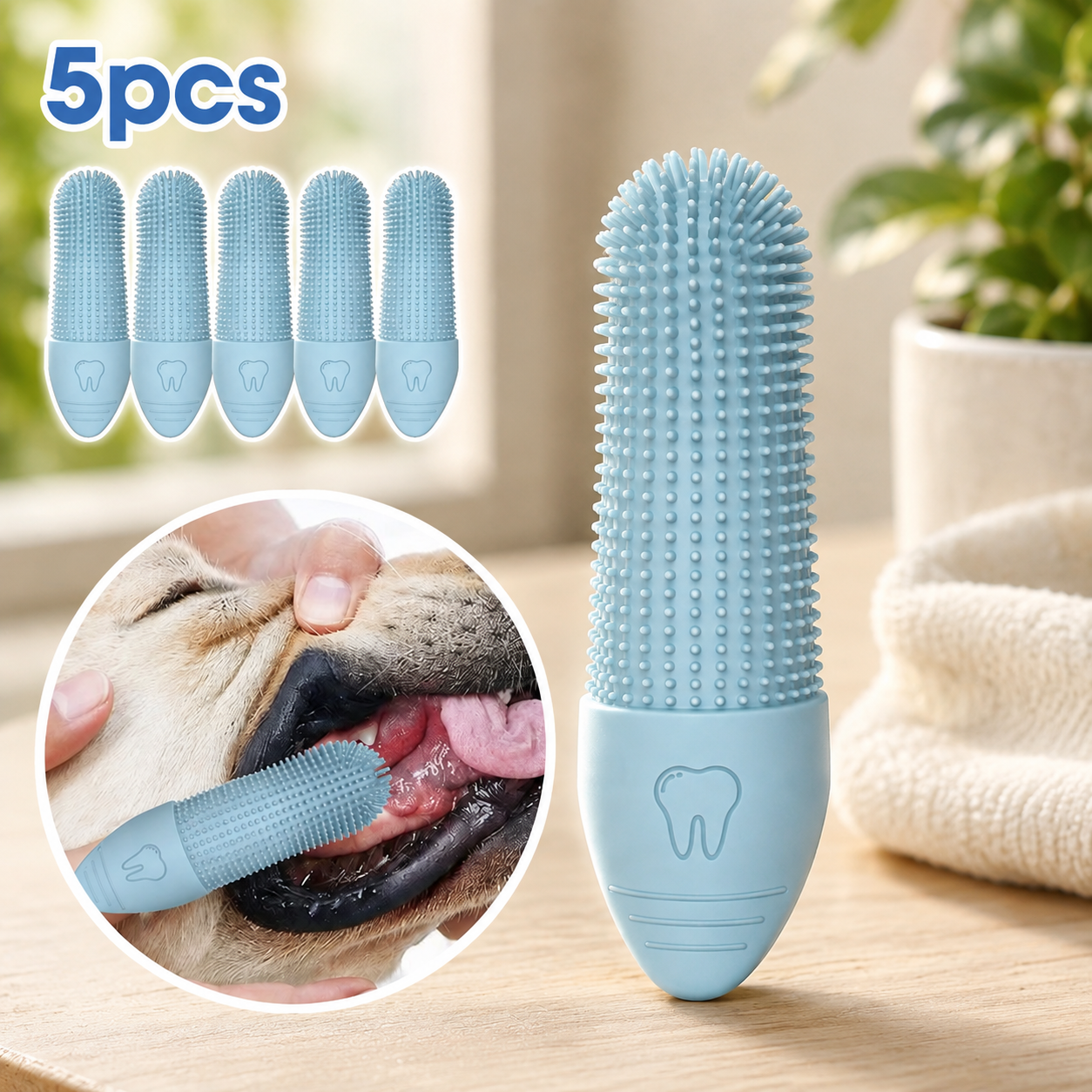 Finger Toothbrush (5pcs)