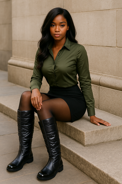 amelia boots (velvet-lined)